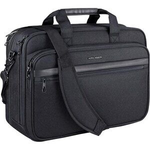 Laptop Bag Fit Up to 17.3 Inch Briefcase Expandable Computer Bag Water-Repellent